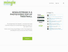 Tablet Screenshot of minglestream.com